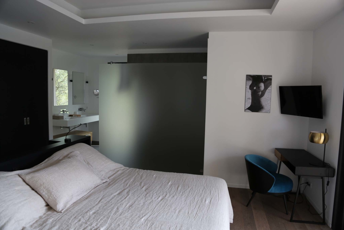 Chambre principale Villa Saint Cyprien Porto-Vecchio en location