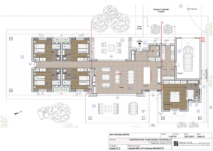 Plan villa Villa Saint Cyprien Porto-Vecchio en location