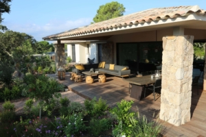 Villa Saint Cyprien Porto-Vecchio en location terrasse et jardin