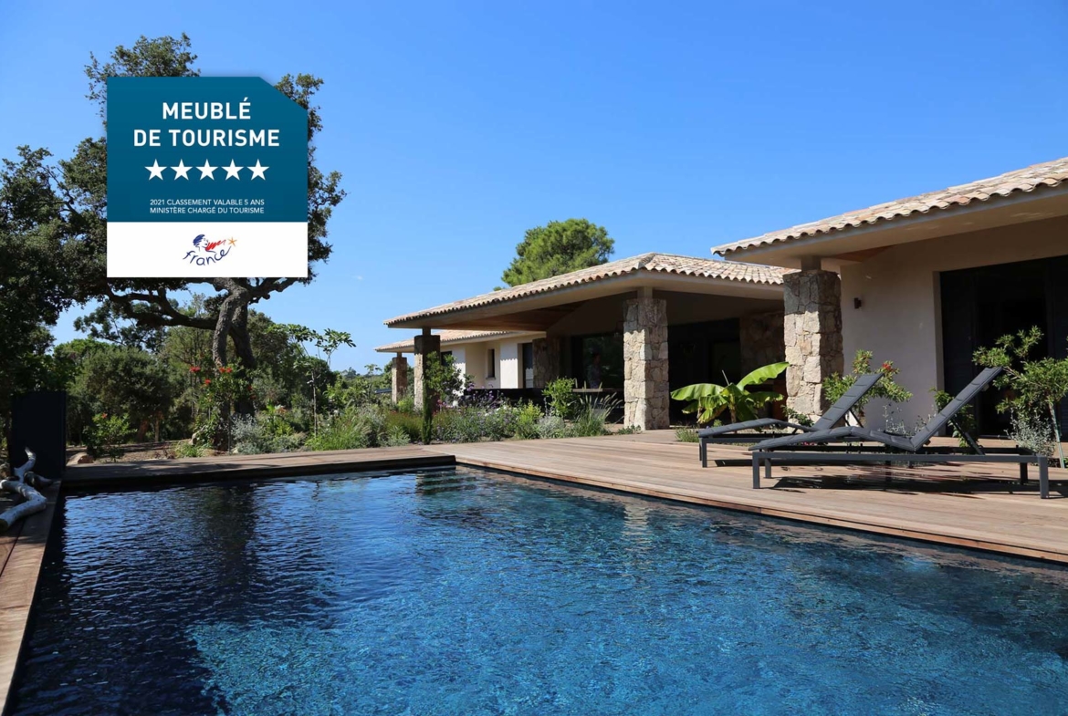 Location villa 5 étoiles Porto-Vecchio piscine privative